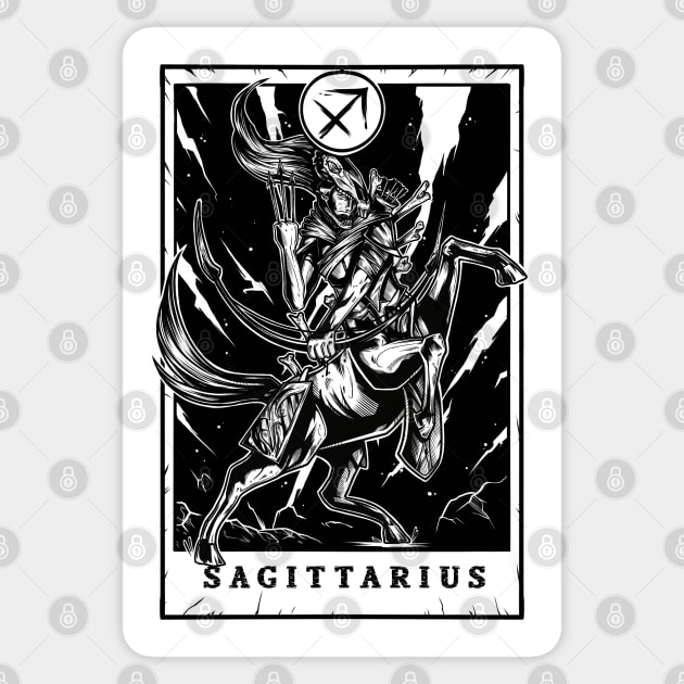 Sagittarius Zodiac Tarot Sticker by Scottconnick
